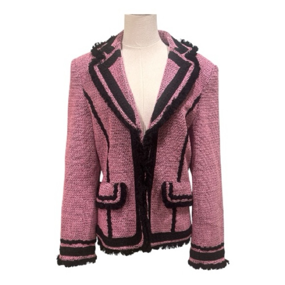 Vintage Giancarlo Ferrari Tweed Jacket - Size 8